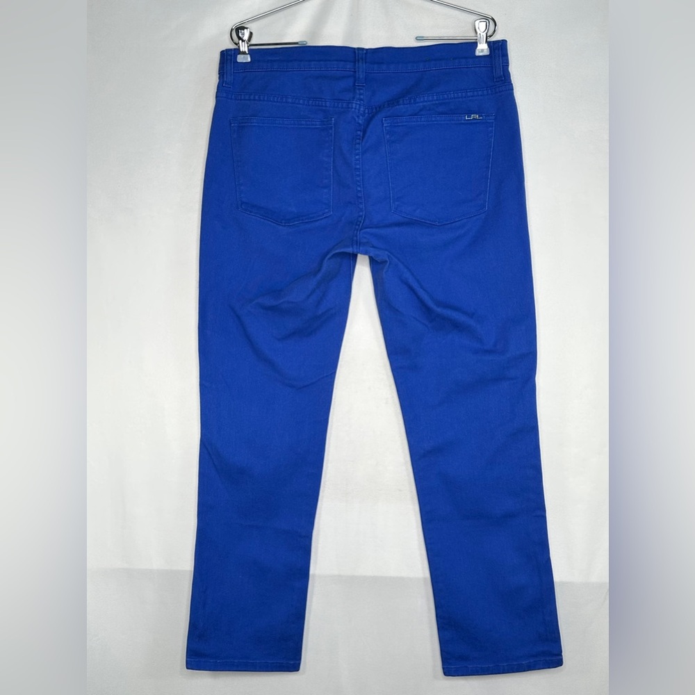 Ralph Lauren Women's Cobalt Straight Leg Jeans Modern Ankle Sz 10 - Picture 2 of 9